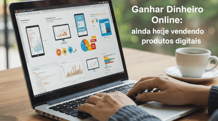 ganhar dinheiro online: ainda hoje vendendo produtos digitais