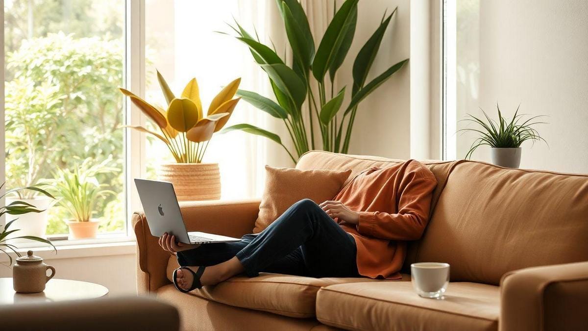 Mito 5: Trabalhar em casa é sempre relaxante